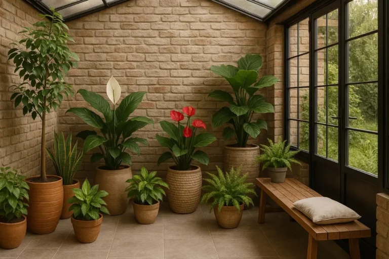 Jardim de inverno em casa