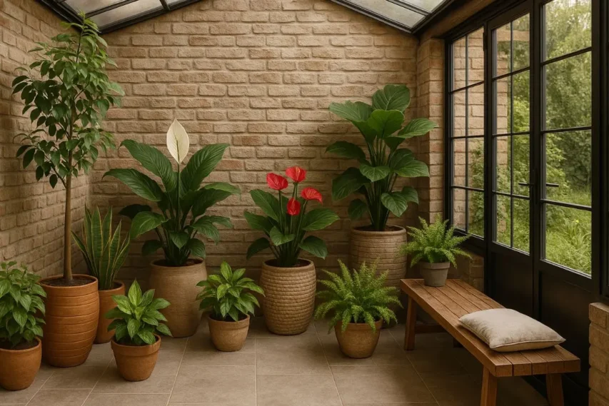Jardim de inverno em casa