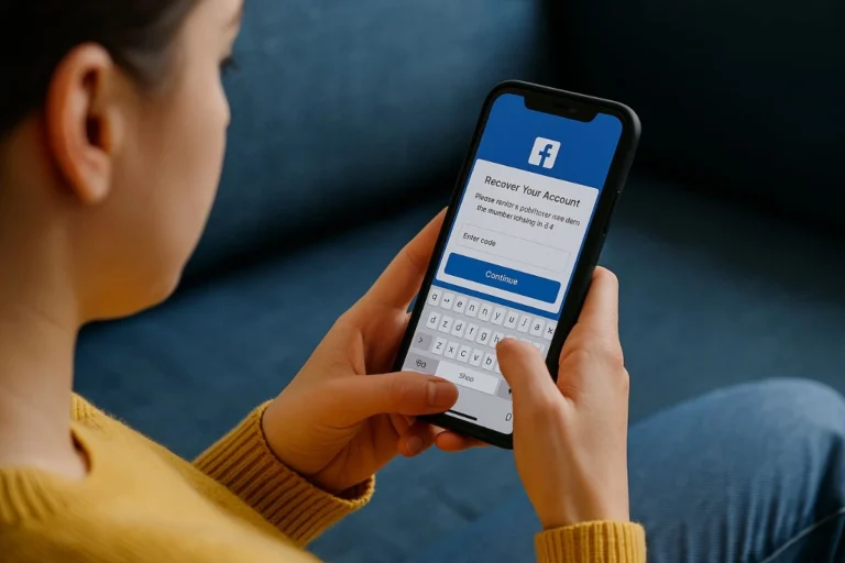 Recuperar a senha do facebook
