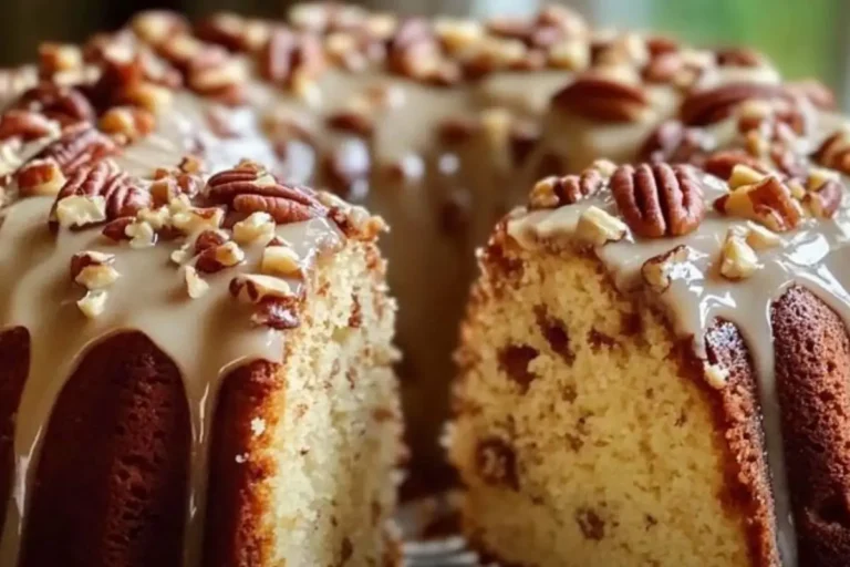 Bolo de banana maçã e nozes